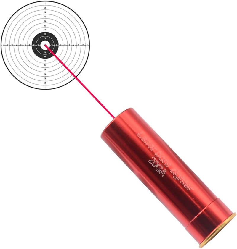 MOSANDON Red Dot Laser Bore Sight, Bore Sight Lase for 20GA/20Gauge Caliber,Laser Boresighter with 2 Sets of Batteries for Hunting - Image 5